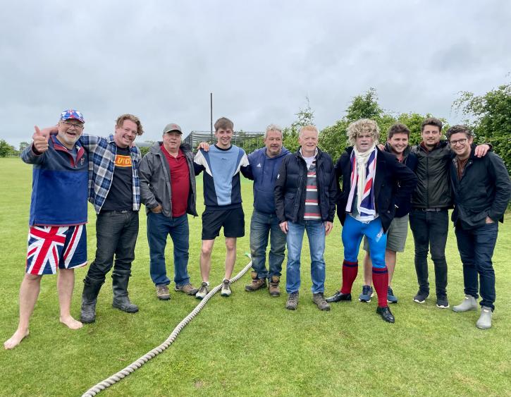 Mens tug of war team