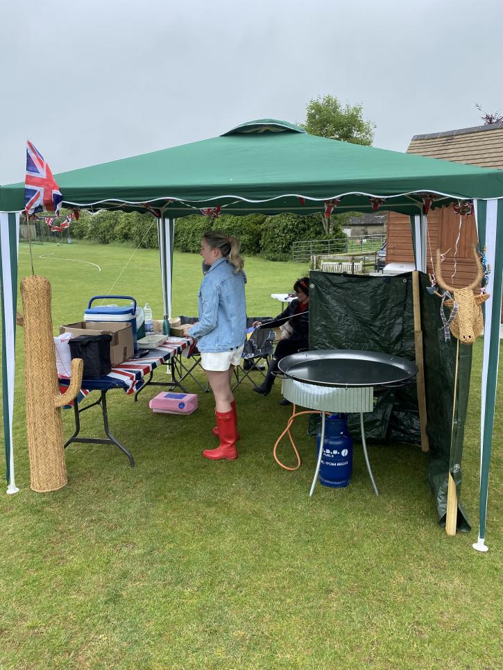 The Paella stand 🙂